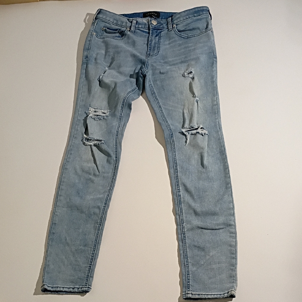 PacSun Light Blue Ripped Skinny Jeans
